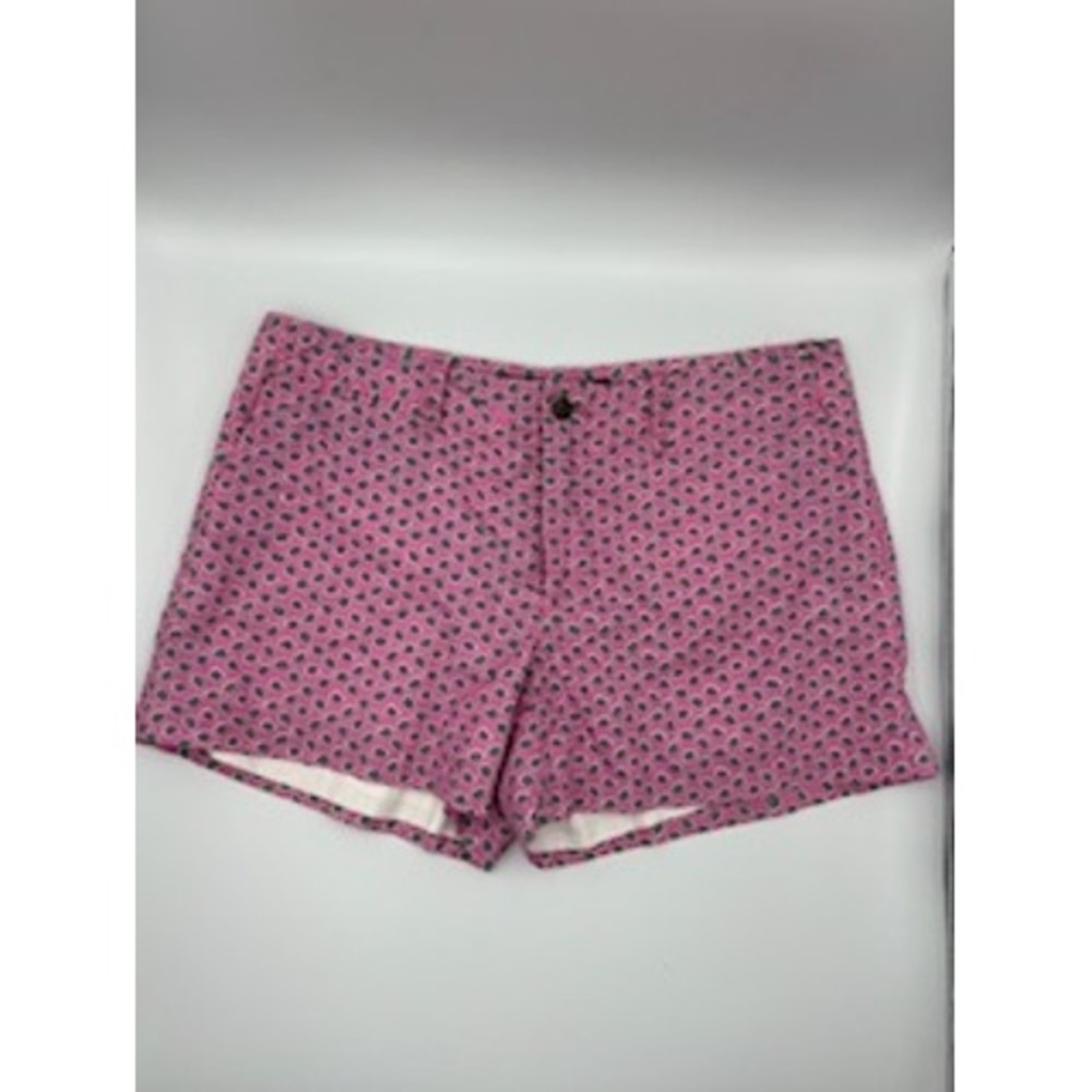 RALPH LAUREN SPORT‎ Shorts 6 Pink Green Floral Geometric Preppy Summer Coastal